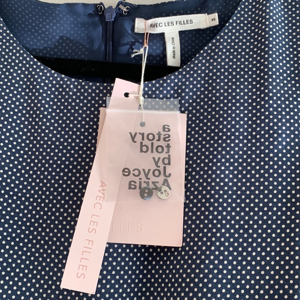 AVEC LES FILLES women’s polka dress. - Picture 7 of 8